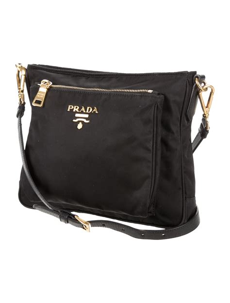 prada tessuto with saffiano leather crossbody sling bag|prada tessuto shoulder bag.